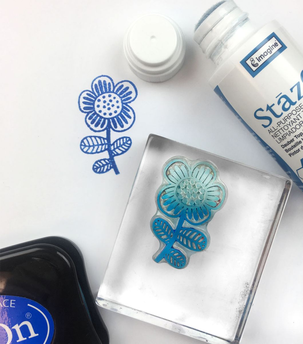 Mythbusting – StazOn Ink & StazOn Cleaner with Clear Stamps