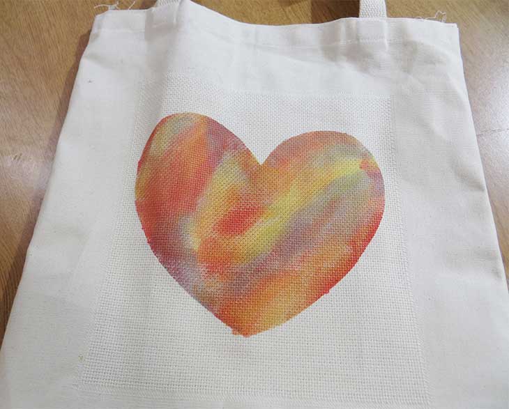 All-Purpose Ink - Stenciled Tote Bag