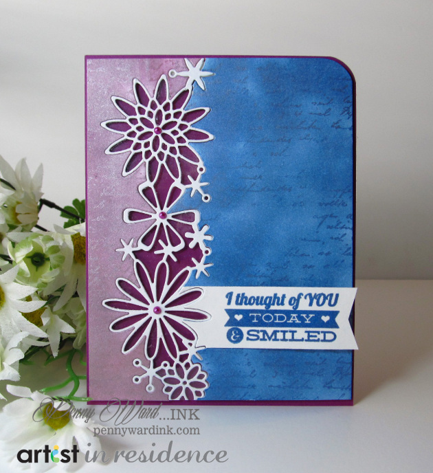I Thought of You Today Card with Metallic Ink 