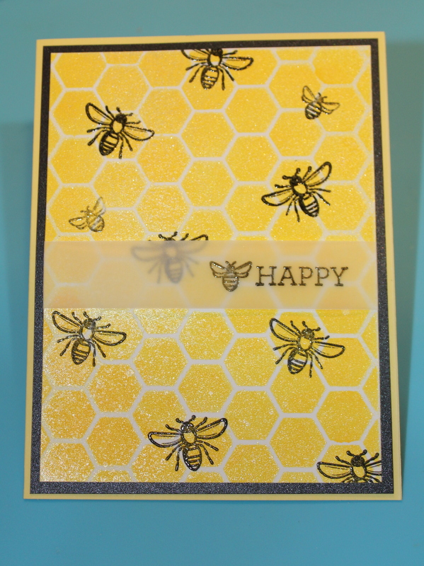 BEE Happy Bright Yellow Encouragement Cardcard making, paper craft, hand made cards, hand made, paper crafting, stamping, scrapbooking, card maker, paper crafts, cards, crafting, hobby, card making ideas, DIY, clear stamps, scrapbook,  greeting cards, scr