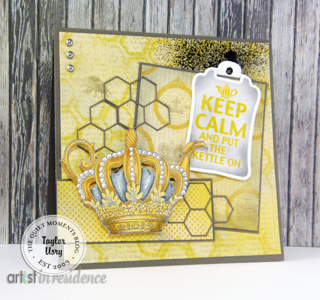 IrRESISTibles for a Mixed Media Put the Kettle On Card
