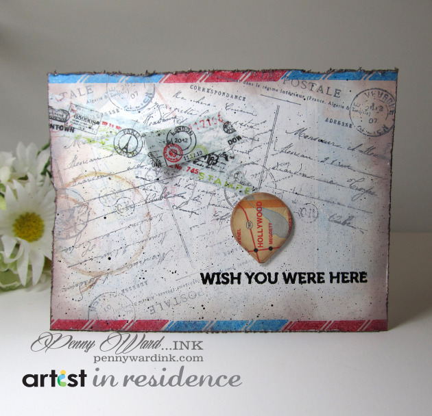 Memento Luxe for a Weathered Postcard