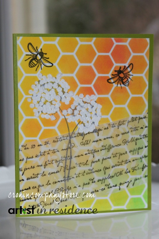 Amplify Dandelions Pop on this Spring Themed Card