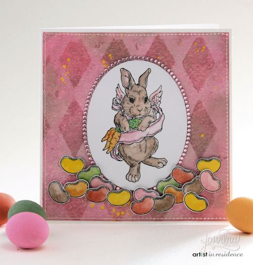 irRESISTible Jelly Bean and Easter Bunny Card