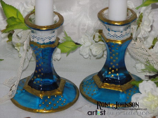 Two Become One - Wedding Decor Candle Sticks