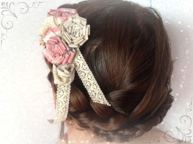 All-Purpose Ink for a Custom Vintage Bridal Hair Clip