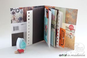 See how to make a travel journal project with VersaMagic ink