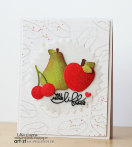 Memento Ink for a You Make Life Sweet Card