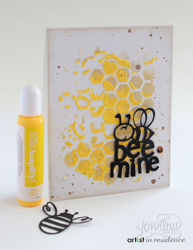 Amplify Bee Mine! Greeting Card in Bright Yellow