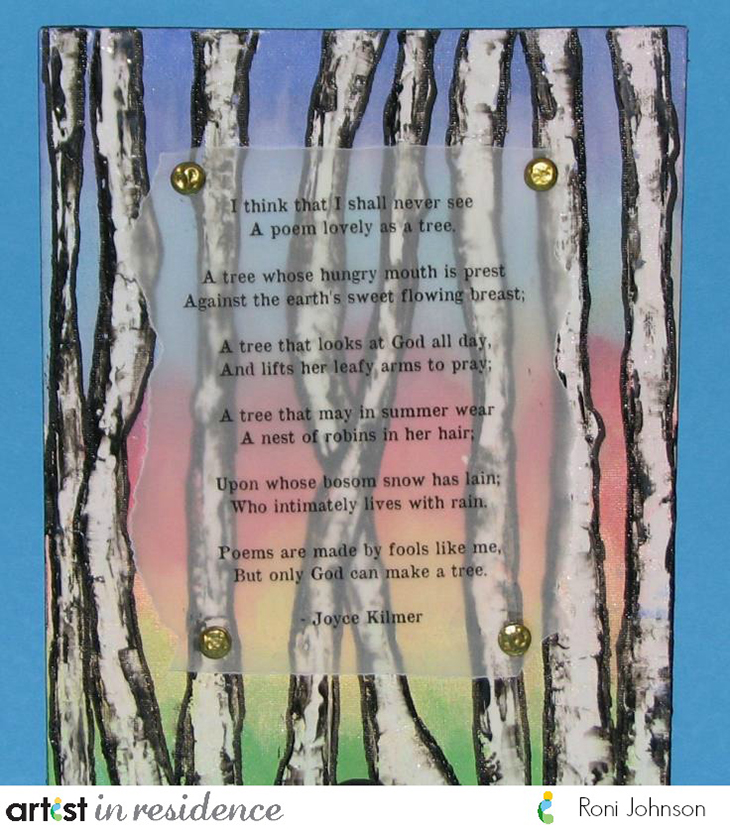 A Poem Lovely As A Tree Crafting Project