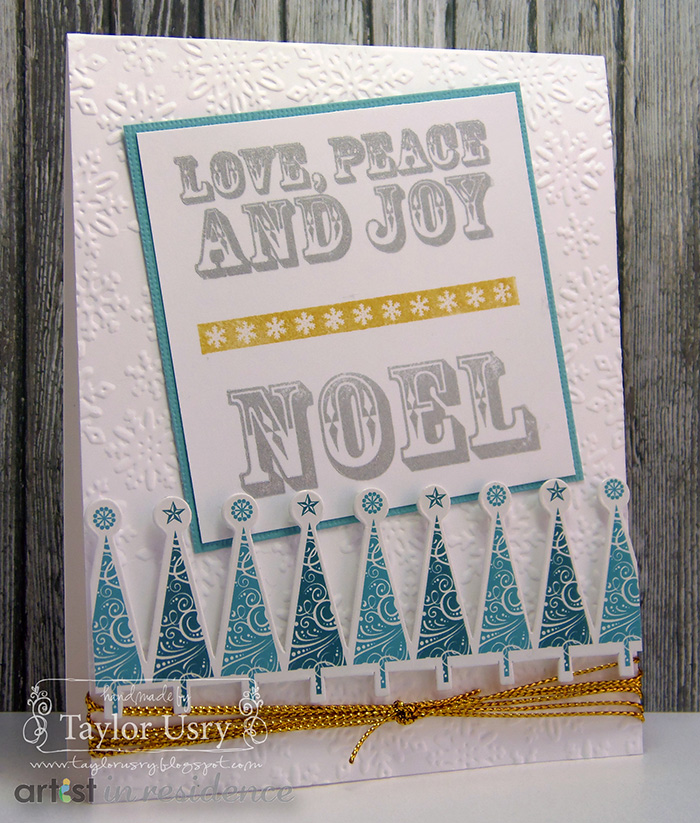 Joy, Peace, & Noel Holiday Card