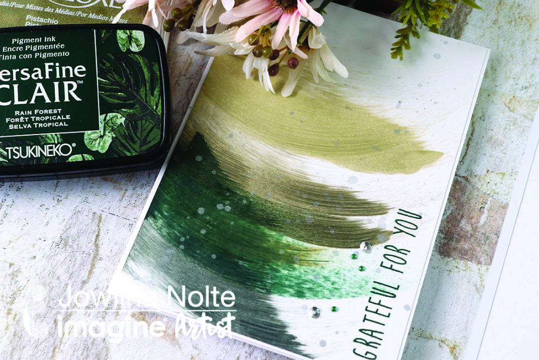 Imagine Crafts Tsukineko StazOn Permanent Ink Pad - Eden Green -  Scrapbooking Made Simple