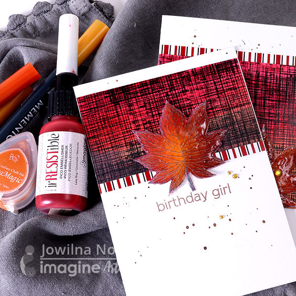 Learn How to make a Fall Inspired Birthday Card