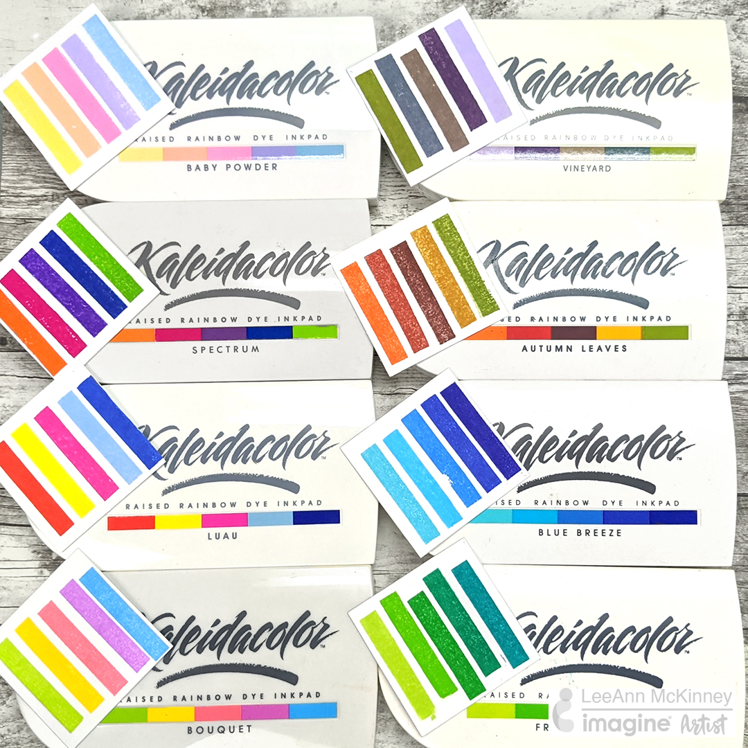Kaleidacolor ink pad swatching video for every time of the year