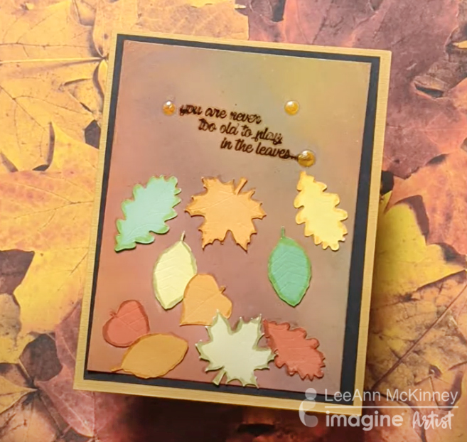How to Make a Fall Card with One Ink Pad